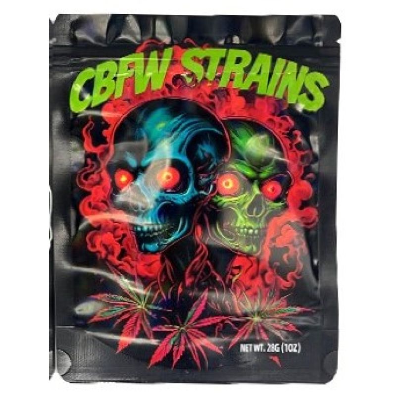 1oz Smell Proof Mylar Pouches for Weed
